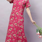 Sukanya Floral Printed Maxi Gown | Women's Stylish Lounge Wear