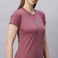 Suakany Women's  Lounge Wear  Seprate Top  - Mauve , Looper Lycra, Regular Fit, Ideal For Women's, Lounge Wear, Half Sleeve, Round Neck