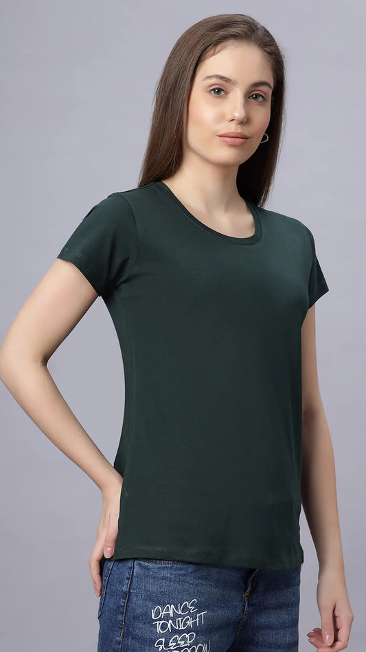 Sukanya Women's  Lounge Wear  Seprate Top,  Green , Sinker Fabric, Regular Fit, Ideal For Women's, Lounge Wear, Half Sleeve, Round Neck