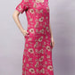 Sukanya Floral Printed Maxi Gown | Women's Stylish Lounge Wear