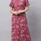 Sukanya Floral Printed Maxi Gown | Women's Stylish Lounge Wear